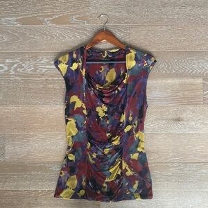 Classiques Entier Floral Sleeveless Silk Blouse | Multi | L